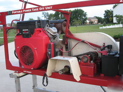 Portable power take off (pto) 24HP honda w/ stand ren 