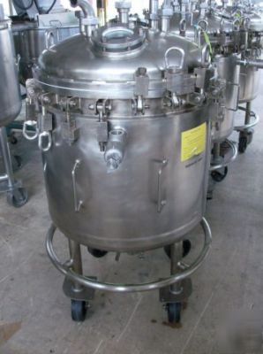 50 gallon stainless steel jacketed tank 15 psi internal