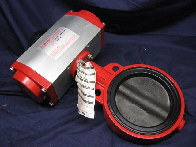 Bray controls pneumatic actuator and butterfly valve