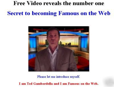 Famous on the web