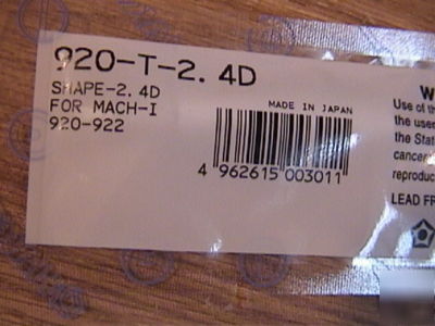 Hakko 920-t-2.4D for mach-i 920-922 soldering shape tip