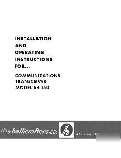 Hallicrafters sr-150 manual Â»rÂ²