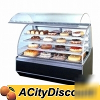 New turbo air 5 ft. curved glass bakery cooler