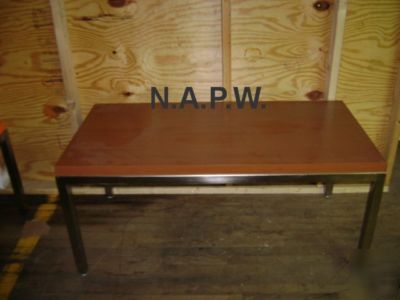 Table w/ stainless steel legs & laminate top