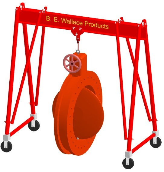 Wallace tri-adjustable crane 5T15 5-ton 15 foot beam