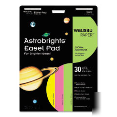 Wausau paper astrobrights easel pad