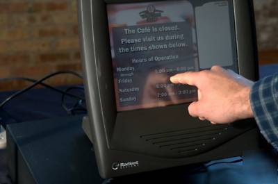 Radiant touch screen pos system restaurant retail 