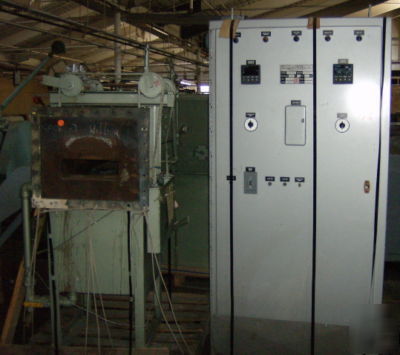 Sargeant and wilbur gas/electric pusher/sinter furnace