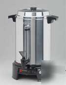 West bend aluminum coffee urn - 55 cup