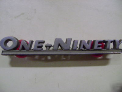  , allis chalmers 190 front grille emblem