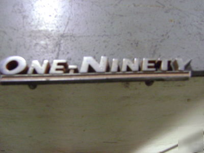  , allis chalmers 190 front grille emblem