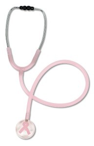 ~ pink breast cancer edition stethoscope nurse nursing