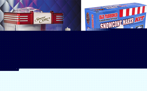 Nostalgia retro snow cone maker party combo fun kit