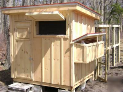 Beautiful chicken coop hen house poultry shelter