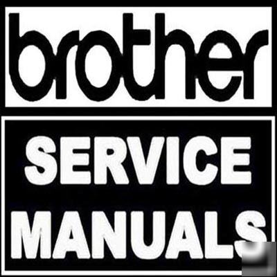 Brother mfc fax printer service manuals manual 3 cd set