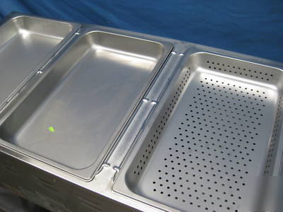 Duke steam table gas water bath 3 well model WB303-m