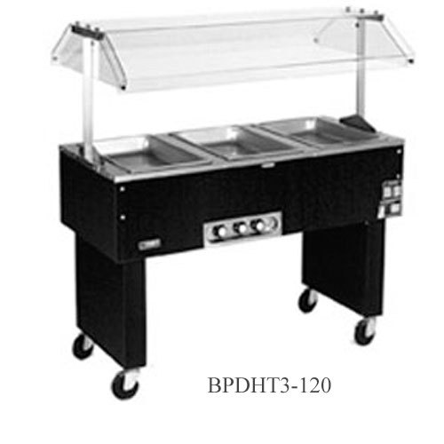 Eagle BPDHT3-208 hot food table, 3 wells, 48