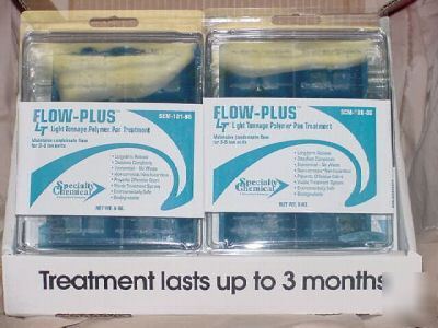 Flow-plus drain pan polymer treatment 7-6 oz scm-181-06