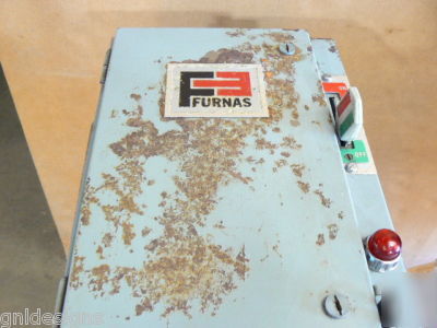 Furnas size 3 combination motor starter-ge 100A breaker