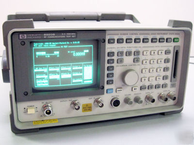 Hp agilent 8920B rf communication test set loaded d