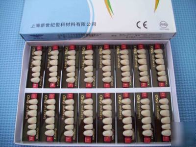 16 plate 6X1 A2 acrylic denture teeth tooth 1 box 