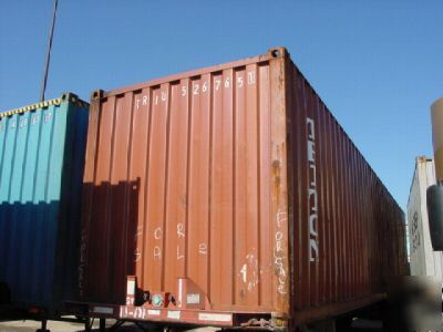 40' std used shipping storage container dallas, tx 