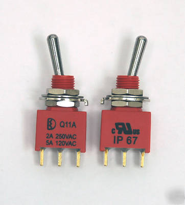 5 toggle switch Q11A11 1AS1 water proof 3P 5A120V ul