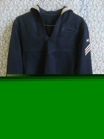70287 vintage black navy sailors top 