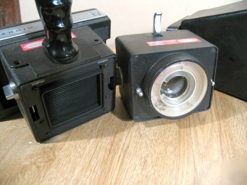 Cu-5 polaroid backed kavex ray copy camera w ring lite
