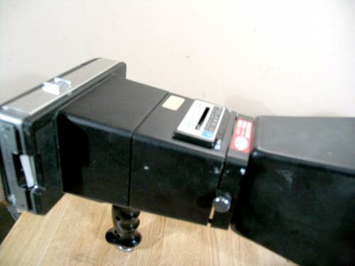 Cu-5 polaroid backed kavex ray copy camera w ring lite