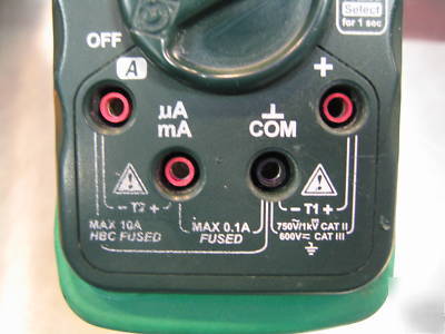 Greenlee dm-500 precision multimeter test equipment 