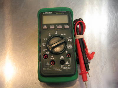 Greenlee dm-500 precision multimeter test equipment 