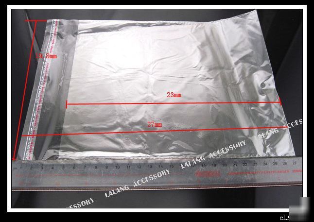 1000PCS clear self adhesive seal plastic bags N120130