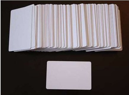 100X pvc id cards
