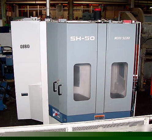1996 mori-seiki sh-50 cnc horz mach center, 12,000 rpm