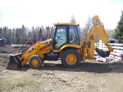 2007 jcb backhoe 3CX rubber tire backhoe loader