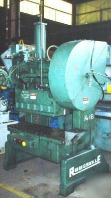 40 ton rouselle #4B-48 obi double crank press, 1980