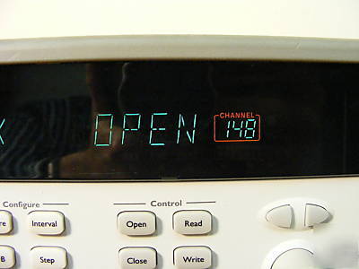 Agilent 34970A data acquisition unit with 34904A module
