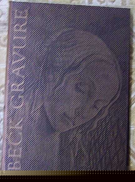 Book beck gravure fine printing 1950 hc engraving 