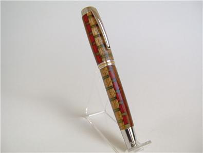 Intricate segment gentleman`s rollerball pen