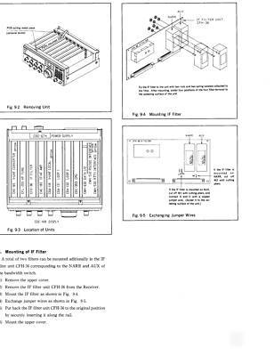 Jrc nrd-525 communication receiver with external speake