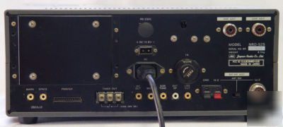 Jrc nrd-525 communication receiver with external speake