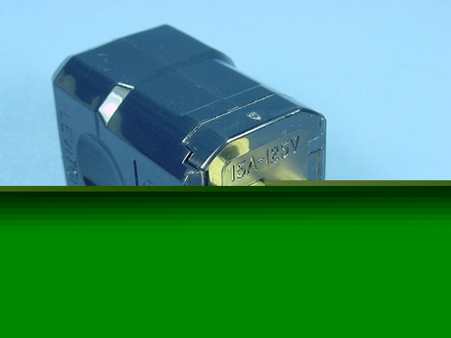 Leviton industrial plug black nema 5-15 15A 125V 15 amp
