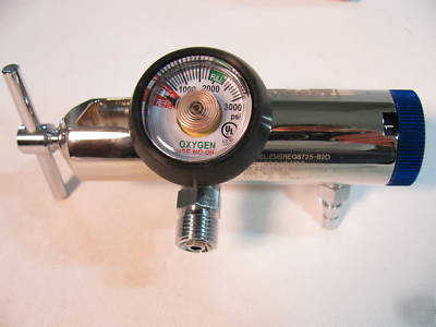 Medical dental oxygen portable emergency w/demand valve