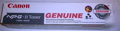 New canon npg-11 (1382A003AA) black toner cartridge