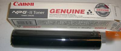 New canon npg-11 (1382A003AA) black toner cartridge