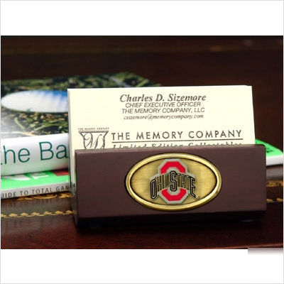 Ohio state university business card holder
