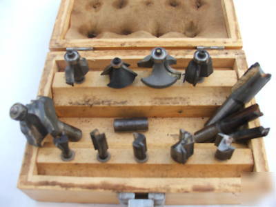 Rhino plunge router bits x 13