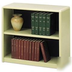 Safco value mate series steel two shelf bookcase
