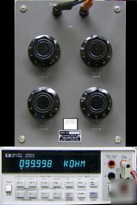 Shallcross 826 resistance decade box, nist-certified